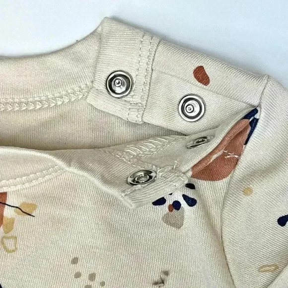 NWT Goumi Kids x Babylist Long Sleeve Floral Bodysuit Morocco Baby Girls 6-12m - Picture 4 of 8